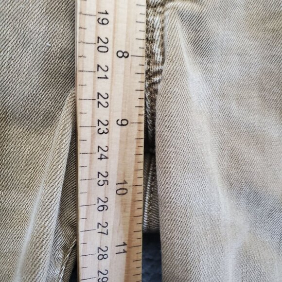 American Eagle Outfitters Jeans Mens 30x32 Tan Slim Relaxed Fit Stretch Denim - Picture 7 of 13